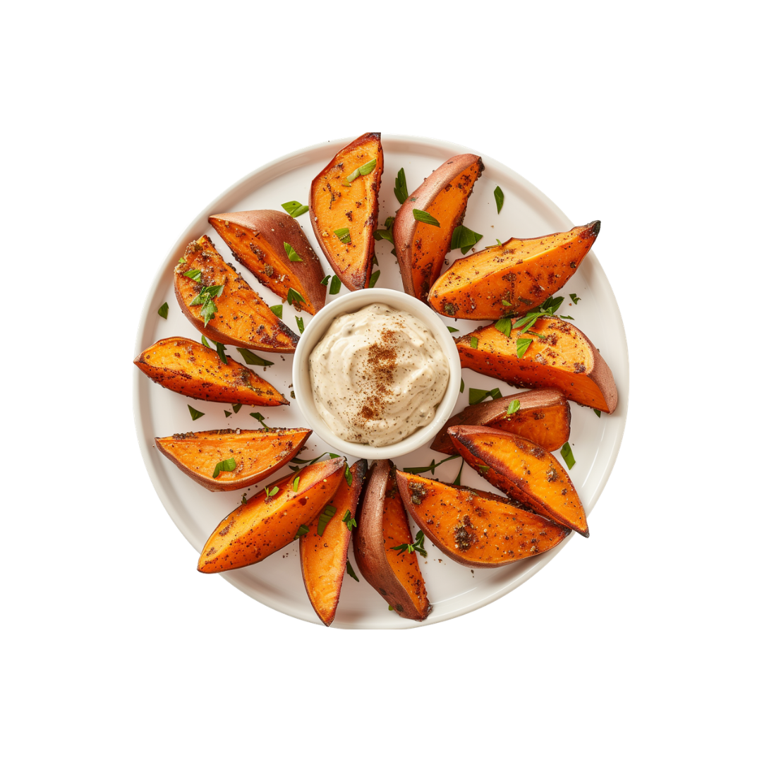 Sweet potato wedges