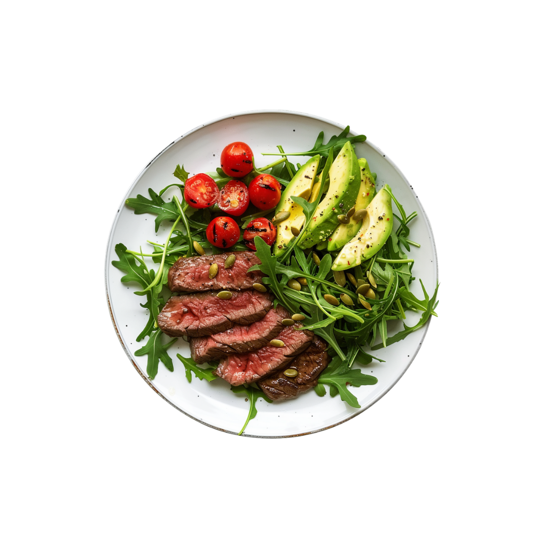 Steak & greens