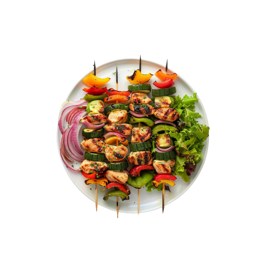 Chicken skewers